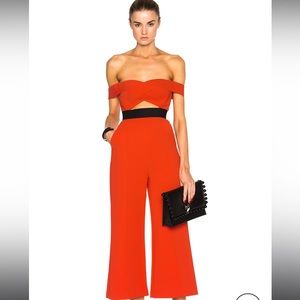 Self portrait orange jumpsuit | Size 4